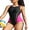 Black&Pink, variant on Sociala Womens Tummy Control Swimwear Athletic One Piece Swimsuit Racerback Padded Bathing Suit