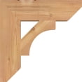 thumbnail image 3 of Ekena Millwork 3 1/2"W x 14"D x 14"H Westlake Slat Smooth Bracket, Western Red Cedar, 3 of 4