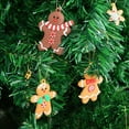 thumbnail image 2 of AMOR PRESENT Gingerbread Man Ornaments for Christmas Tree Hanging Decoration Set (16 Pieces Set), 2 of 9