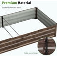 thumbnail image 4 of SLSY 3-in-1 Elevated Garden Bed with 87inch High Arched Rack,Suitable for Climbing Plants,Galvanized Planter Box,Outdoor Gardening,Climbing Vegetables,Flowers,Wood Grain, 4 of 8