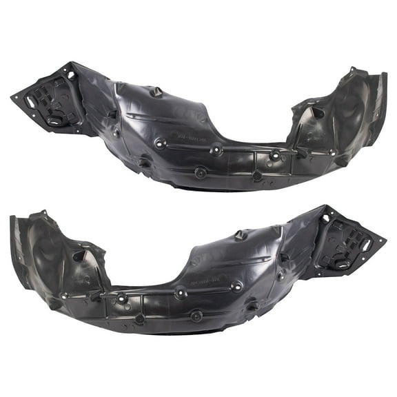 TRQ Front Inner Fender Liner Set Fits Select 2019-2021 Honda Civic HO1248186 HO1249186