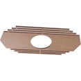 thumbnail image 2 of 32"W x 16"H x 8 3/8"ID x 3/8"T Chrysler Wood Fretwork Pierced Ceiling Medallion, Wood (Paint Grade), 2 of 3