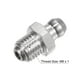 thumbnail image 3 of 304 Inoxidable Acero Recto Grasera M8 x 1mm Rosca Hidráulico Engrasador Accesorios, 10 Piezas, 3 of 5