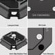 thumbnail image 4 of Placa de liberación rápida Sistema de liberación rápida F38 con soporte base de liberación rápida y placa de liberación rápida para cabeza de trípode Aleación de aluminio Capacidad de carga FALCAM Placa de liberación rápida, 4 of 7