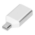 thumbnail image 3 of Displayport To  Converter Male, 1920x1080p Full HD Plug And Play Portable DisplayPort To  Adapter  For Compute For Projector Silver, 3 of 8