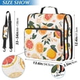 thumbnail image 2 of FORMRS Zipper Binder with Shoulder Strap 2-inch Ring 500 Sheet Capacity File Bag, Orange Slices, 2 of 5
