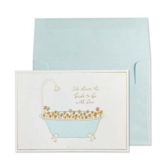 NIQUEA.D, Bathtub Wedding Shower Card