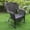 Antique Black, variant on International Caravan Maui Resin Wicker Outdoor Rocking Chair
