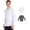 White/Charcoal, variant on Men's 2-Pack Performance Lightweight Thermal Baselayer Crewneck Top (XL, Black)