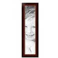 thumbnail image 2 of ArtToFrames 6" x 26" Matte Mahogany with Gold Accent Diploma Picture Frame, 6x26 inch Brown Wood Poster Frame (WOM-5109), 4 Pack, 2 of 6