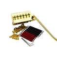 thumbnail image 1 of Puente de Trémolo para Guitarra Guyker GG1009AB-T Latón 10.5 mm Dorado, 1 of 5