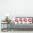 thumbnail image 3 of Ambesonne Modern Throw Pillow Cover 4 Pack, Smiling Woman Lips Effects, 16", Fuchsia and Red, 3 of 5
