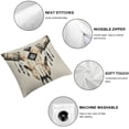 thumbnail image 4 of SHANXI Pillow Cover Western Bull Skull Soft Pillow Covers Cushion Cover Decor for Sofa Couch Bed 20x20in, 4 of 5