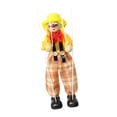 thumbnail image 1 of Bewildely Marioneta de línea de tracción, marioneta de mano, juguete interactivo para padres e hijos, payaso manual para niños, juguete Juguetes Amarillo, 1 of 6