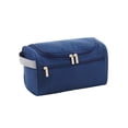 thumbnail image 2 of Cevemin Travel Toiletry Bag - Three-Zipper Waterproof Oxford Cloth Cosmetic Organizer with Portable Hook for Men and Women, Ideal Size 9.45x5.91x1.18in for Bathroom and Travel, 2 of 6