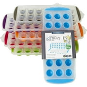Kitchen Details Silicone 21-Cavity Ice Cube Tray Set of 2