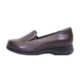 thumbnail image 3 of PEERAGE Olivia Women's Wide Width Leather Loafers, 3 of 8