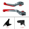 thumbnail image 2 of Levier d'Embrayage de Frein Réglable et Extensible pour Trident 2022 Bobber 17-19 Tiger 800 Rouge, 2 of 10