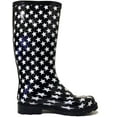 thumbnail image 3 of Women's Rain Boots Waterpoof Rubber Mid Calf Colors Wellie Snow Rainboot, 3 of 4