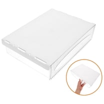 MLINS  Drawers for under Desk Organizer Printer Stand Table Office White