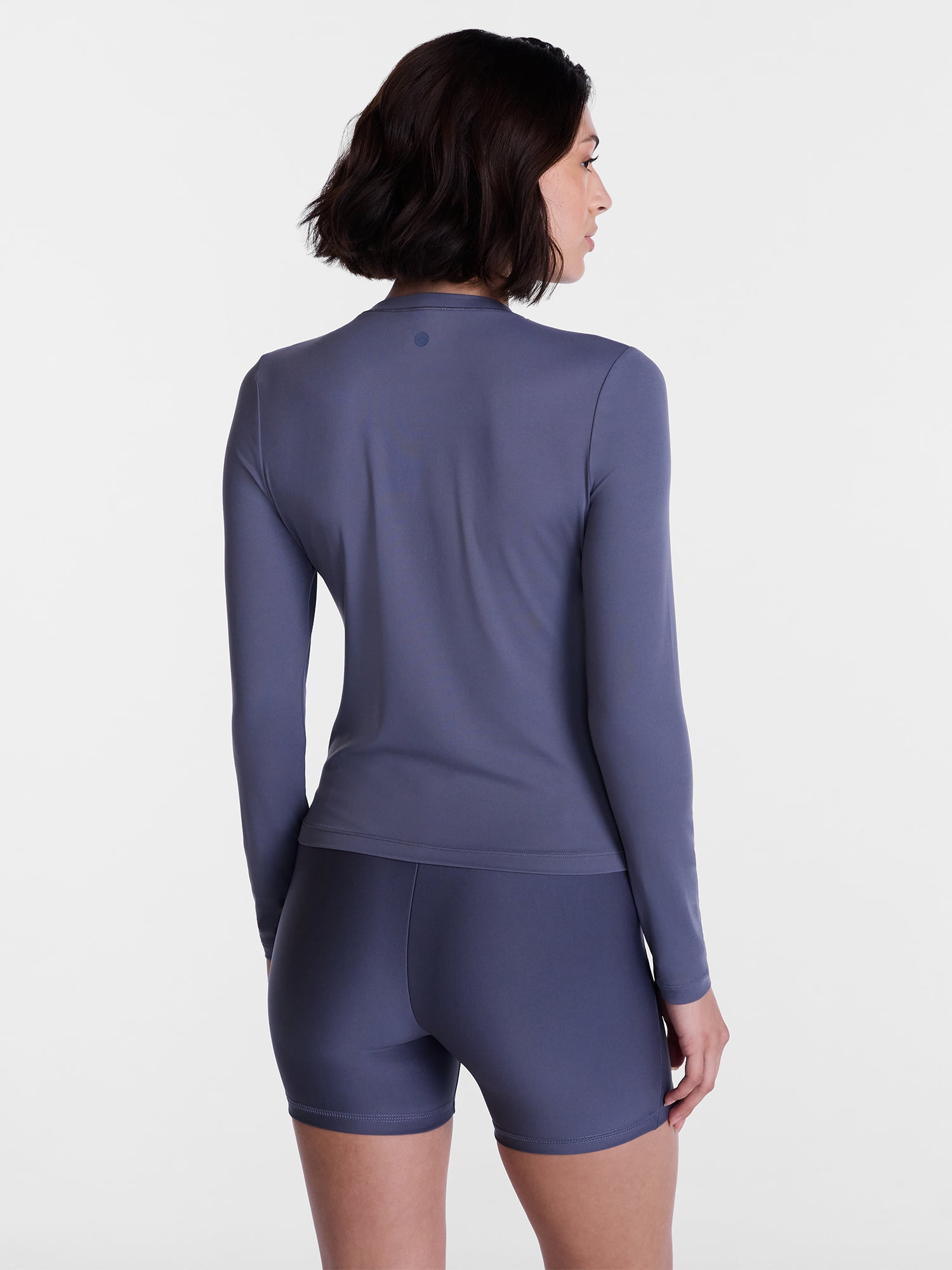 Avia Women’s and Women's Plus SoftSculpt Top with Long Sleeves, Sizes XS-4X