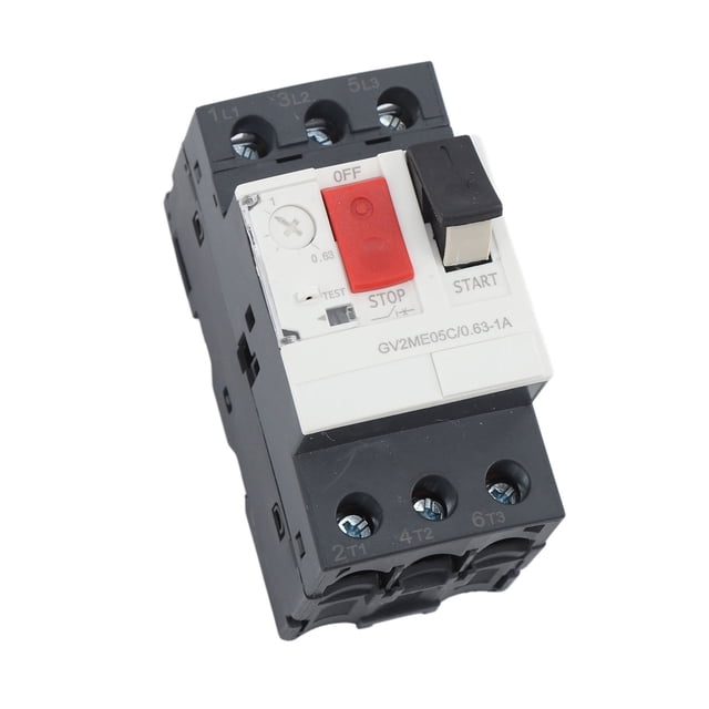 Motor Circuit Breaker Overload Short Circuit Motor Starter Switch AC690V 35mm Rail Mount Push Button Motor Starter