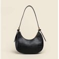 thumbnail image 3 of LinYooLi Shoulder Bag for Women PU Bright Crescent Bag Small Crocodile Bag with Adjustable Strap, 3 of 6