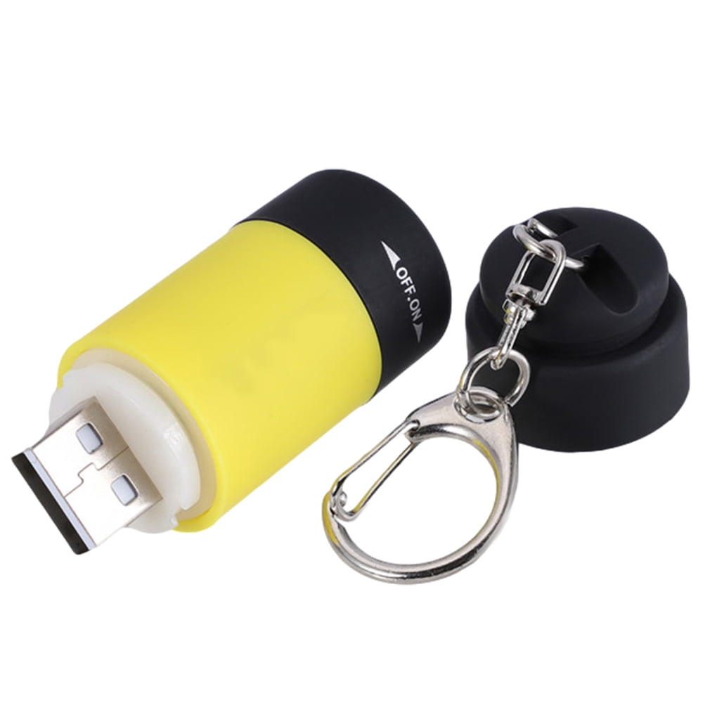 USB Rechargeable Mini XPE LED Flashlight 4 Modes Torch for Outdoor Indoor Use