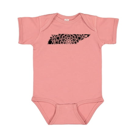 

Inktastic Tennessee Silhouette Mandala Gift Baby Boy or Baby Girl Bodysuit