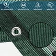 thumbnail image 3 of Unique Bargains Écran d'Intimité pour Balcon 3 Pieds X 10 Pieds, Écran de Protection 90 % pour Clôture et Rambarde, Couverture en Maille, Pare-Soleil pour Extérieur, Cour Arrière, Véranda, Vert, 3 of 8