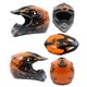 thumbnail image 5 of Casco de moto Todoterreno Casco integral Ligero con gafas, 5 of 7