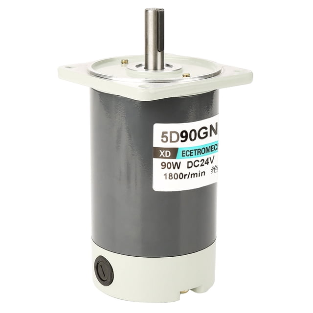 Dc Motor Brush Dc Motor High Speed Motor High Speed Dc Motor 1Pcs 90W DC High Adjustable Speed Positive Inversion Brush Metal Motor 5D90GN-C 24V ANGGREK Otros