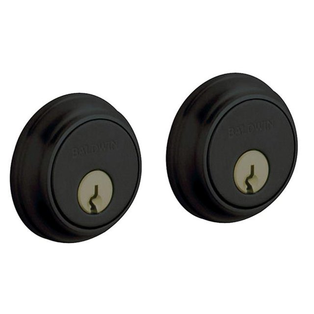 Baldwin 8021190 Traditional Deadbolt, Satin Black