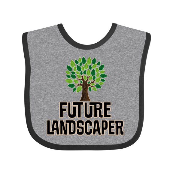 Inktastic Future Landscaper Horticulture Specialist Boys or Girls Baby Bib