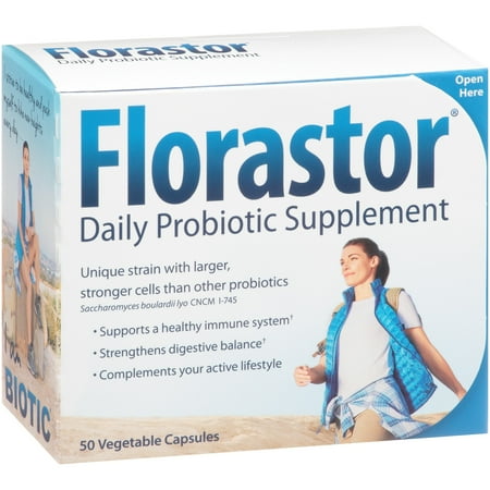Florastor® Daily Probiotic Supplement 250mg Capsules 50 ct Box