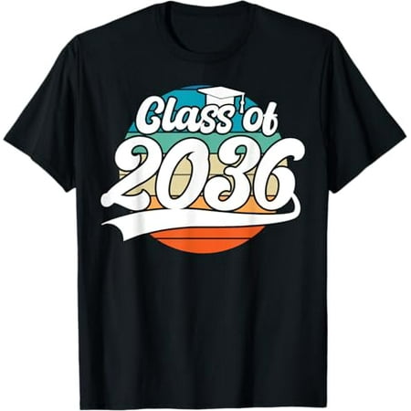 

Class Of 2036 First Day Kindergarten Grow With Me Boys Girls T-Shirt