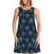 thumbnail image 1 of Balery Dandelions Vestidos de verano para mujer con estampado: vestido holgado sin mangas, vestido playero informal y cómodo para días calurosos., 1 of 7