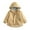 #0190-Khaki, variant on Favoffer Boys Girls Thick Warm Hooded Jacket Kids Winter Cotton Short-Style Printed Zip-up Coat Long-Sleeve Hooded Casual Outerwear Toddler Teen 3-11Y