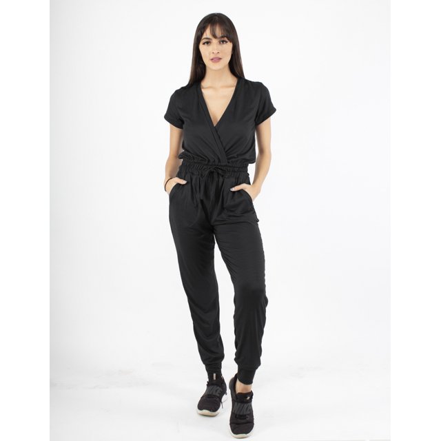 Jumpsuit relajado manga corta