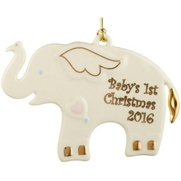 Lenox 2016 Baby's First Christmas Ornament
