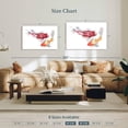 thumbnail image 4 of Elephant Stock Koi Fish Pair Splatter Wall Art - Horizontal Canvas Wall Art - Living Room Wall Decor - Animal Canvas - White And Brown Decor - 45" x 30", 4 of 8