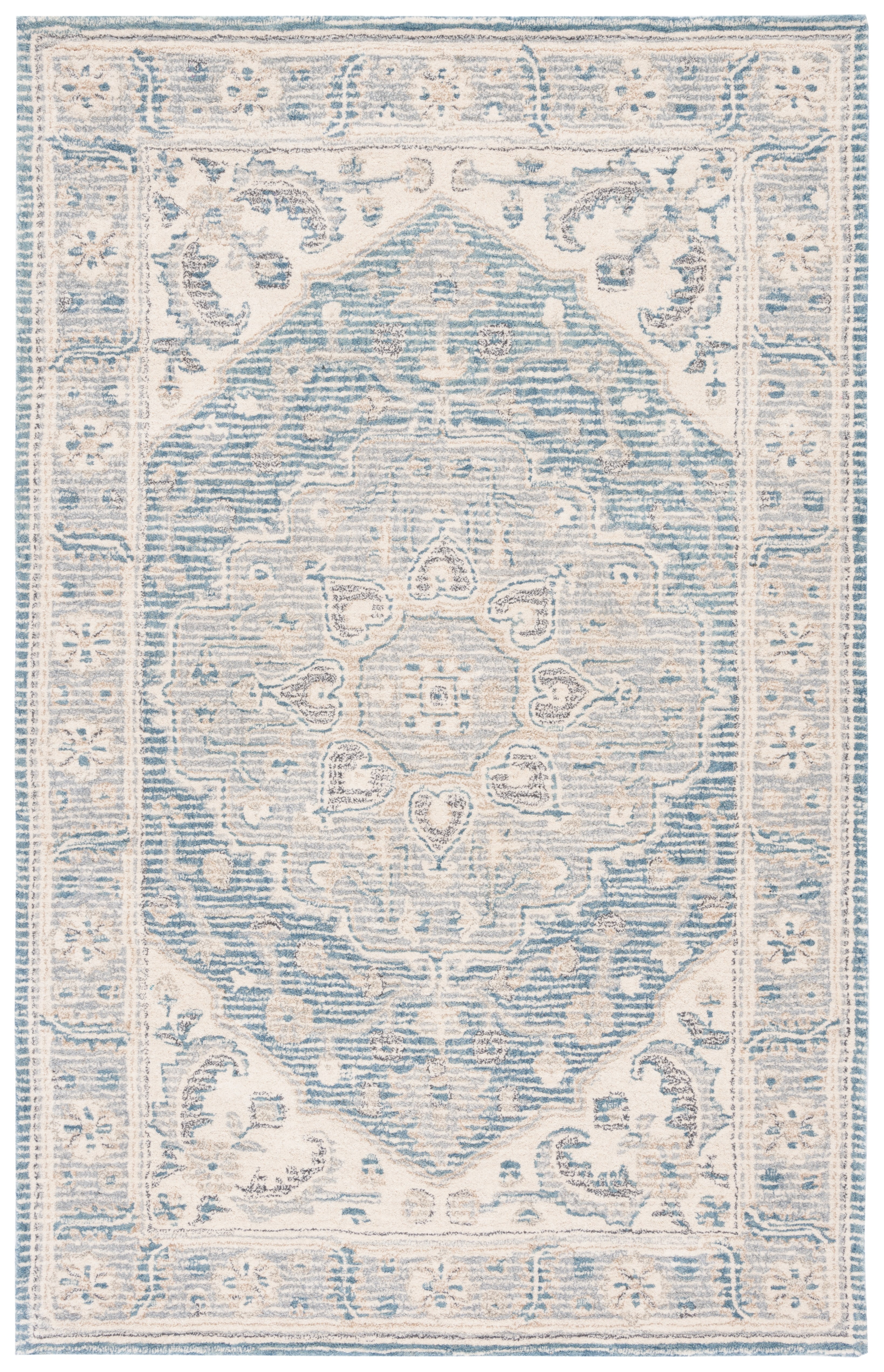 Safavieh Metro Marion Medallion Area Rug, Blue/Ivory, 3' x 5'