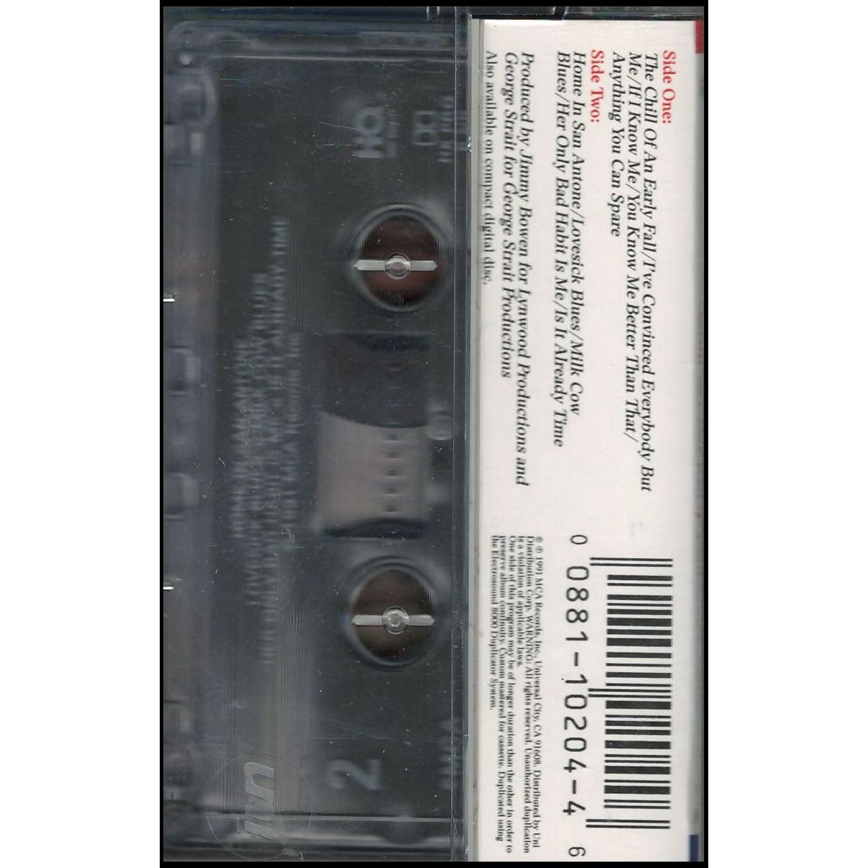Chill of an Early Fall (Music - Cassette)