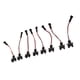 thumbnail image 3 of Adaptador De Inyector De Combustible, Alta Dureza ABS Resistente Al Desgaste 8 Piezas Arnés De Cables Del Motor OEM Reemplazo Directo Estándar Para LS1 LS6 LT1 EV1, 3 of 8