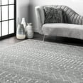 thumbnail image 4 of nuLOOM Moroccan Blythe Area Rug, 5' x 7' 5", Dark Gray, 4 of 10