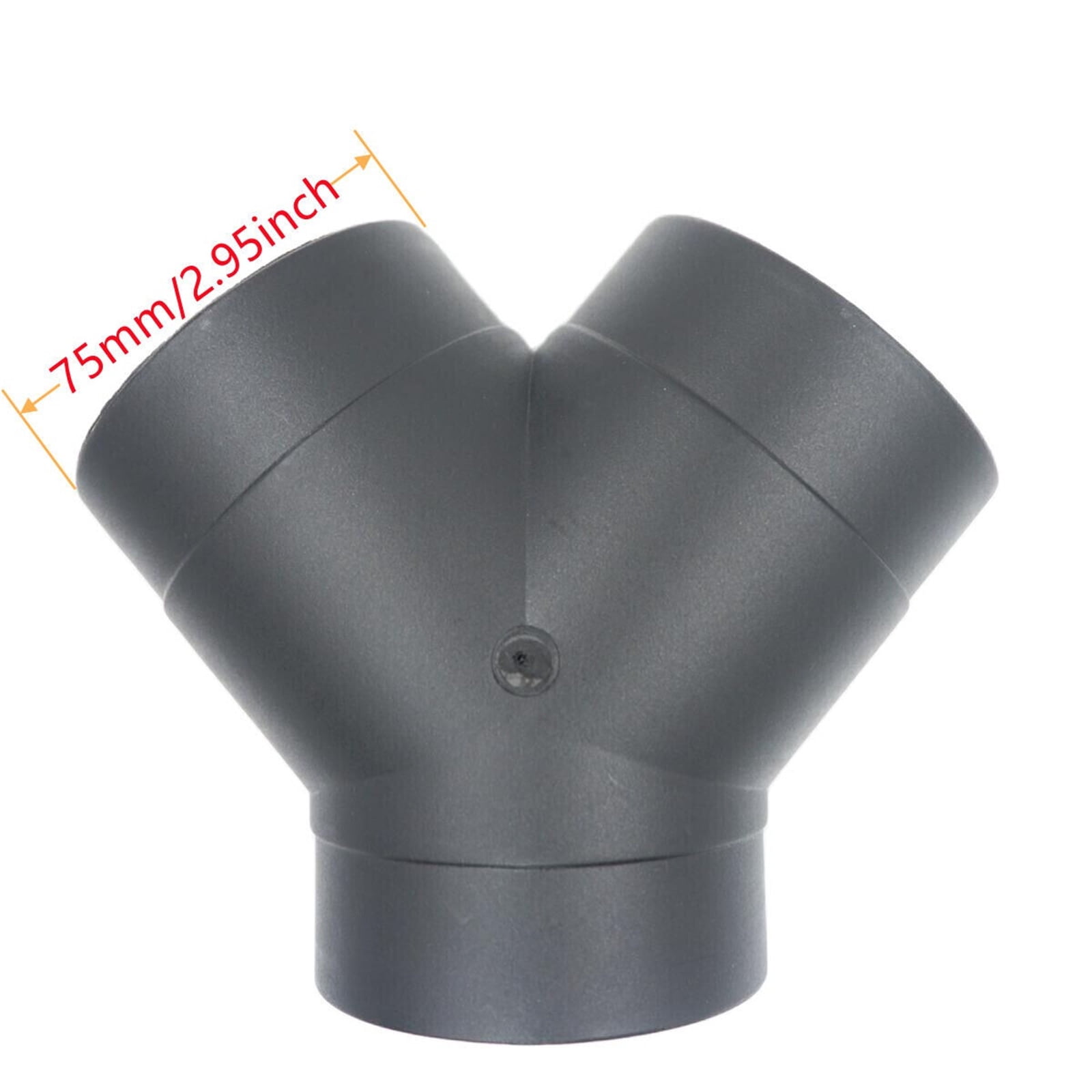 75mm Diesel Heater Air Ducting Kit with 2 Hoses Y Connector 2 Vents and 4 Clamps for Webasto Eberspacher Propex