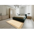 thumbnail image 4 of Ahgly Company Indoor Rectangle Abstract Golden Blonde Gold Solid Area Rugs, 8' x 10', 4 of 6