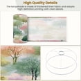 thumbnail image 4 of Linen Drum Lampshades Watercolor Tree Soft Pastel Colors Gentle Blending 13"x13"x10" Light Shade for Table Lamps Floor Lamp Shades Lampshade Replacement Assembly Required, 4 of 8