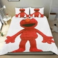 thumbnail image 1 of Elmo Conjunto de sábanas temático, trío de piezas, cómodo y amigable con la piel, diseño único, regalo de decoración para el hogar para familiares, amigos y fans,135X200cm, 1 of 6