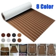 thumbnail image 1 of Self-Adhesive Foam Teak Decking EVA Foam Boat Flooring Faux Teak Decking Sheet Accessories Marine Boat Deck Mat, 1 of 6